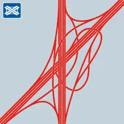 Autobahnkreuz „Spaghetti-Knoten“