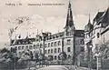 AK Friedrich-Gymnasium mit Glockenturm (vor dem Ersten Weltkrieg)