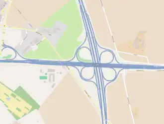 Übersichtskarte Autobahnkreuz München-Ost