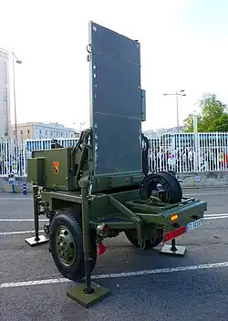 AN/TPQ-36 im Einsatz des Spanischen Heeres