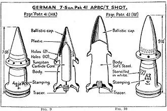 Granate 7,5-cm-PaK 41 A.P.B.C./T. (1940er-Jahre)