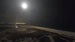 Ein Arrow-2-Teststart südlich der Basis am 12. August 2020