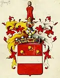 Wappen der Freiherren von Hees (1791)