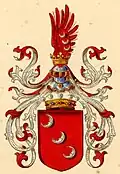 Wappen der Freiherren Henniger von Seeberg (1744)