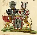 Wappen der Freiherren von Lilien-Borg (1756)