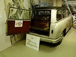 AWZ P 70 Kombi, Heckansicht