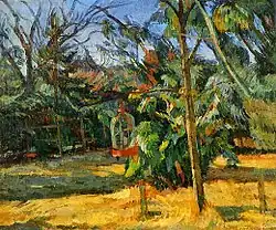 „Garten mit Vogelkäfig“, 1918
