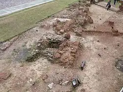 A Famosa, Abwassergraben der Ruine