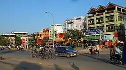 Hauptstraße in Siem Reap