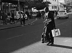 Straßenszene in Doornfontein (2015)