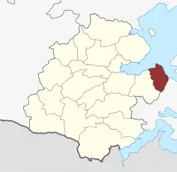 Lage des Kirchspiels