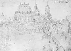 Dürers Skizze vom Aachener Dom 1520