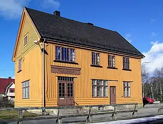 Stillgelegter Bahnhof in Ådalsbruk