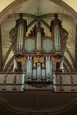 1746 fertiggestellte Orgel in der Abteikirche in Marmoutier