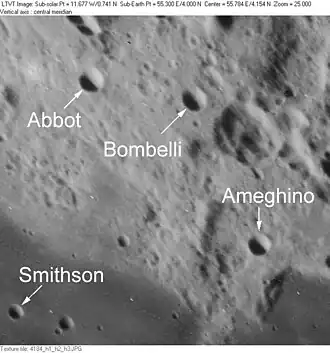 Krater Abbot mit Umgebung