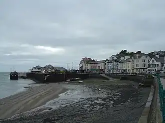 Aberdyfi mit dem Hafen.