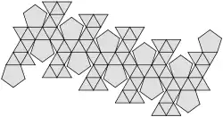 Netz eines abgeschrägten Dodekaeders