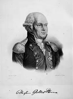 Porträt Werners aus der Denkschrift von 1848