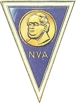 Abzeichen f. Absolventen der Verkehrshochschule „Friedrich List“ Dresden, Militärische Sektion.