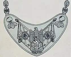 Ringkragen für einen Fahnenträger des Heeres