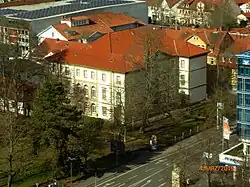 Blick vom Hochhausturm des Neuen Rathauses (2019)