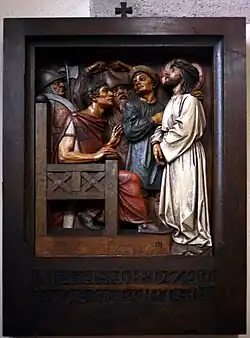 Station 1: Jesus wird zum Tode verurteilt