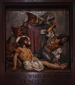 Station 11: Jesus wird ans Kreuz geschlagen