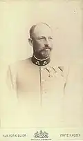 Adam Brandner als Hauptmann 1896 in Pola