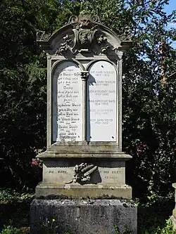 Adam David (1872–1959) Zoologe, Afrikaforscher, Grosswildjäger und Publizist. Grab auf dem Friedhof Wolfgottesacker, Basel