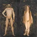 Adam und Eva, 1891, Statens Museum for Kunst
