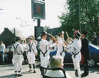 Morris-Tänzer in Adderbury