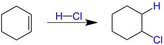 Chlorwasserstoff-Addition