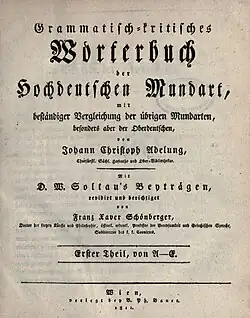 Band 1: A–E Ausgabe von 1811