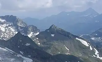 Aderspitze vom Muntanitz gesehen