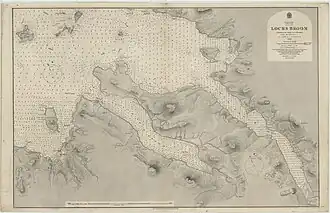 Loch Broom auf einer Seekarte von 1857