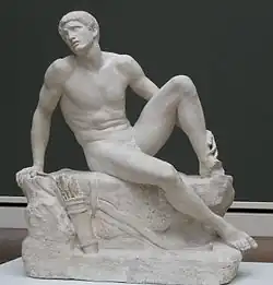 Neoklassizismus: Adolf von Hildebrand: Philoktet (1886), München, Neue Pinakothek