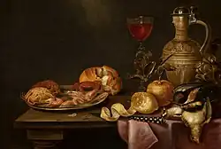 Andreas Adriaenssen (1587–1661): Stillleben mit Krabben, toten Vögeln und Venezianischem Glas
