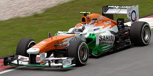 2009 bis 2018: Force India hier mit dem VJM06