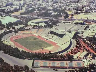Das Amman International Stadium in den 1980er Jahren