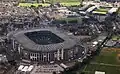 Unten links das Twickenham Stadium und oben rechts das Twickenham Stoop Stadium (2016)