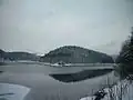 Winterbild der Aggertalsperre