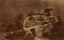 Kreiskehre Agony Point auf der Darjeeling Himalayan Railway