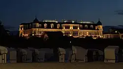 Ahlbecker Hof bei Nacht