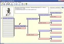 Screenshot von Ahnenblatt