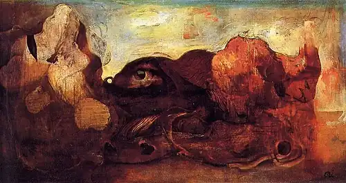 „Landschaft mit Auge“, 1938[1]