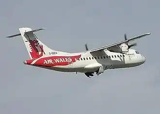 ATR 42-300 der Air Wales