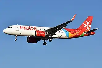 Airbus A320neo von KM Malta Airlines (2019)