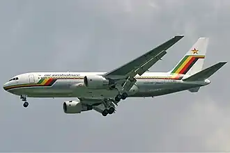 Boeing 767-200ER der Air Zimbabwe