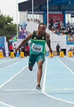 Akani Simbine belegte Rang&nbsp;fünf