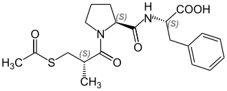 Strukturformel von Alacepril